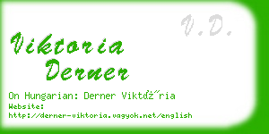 viktoria derner business card